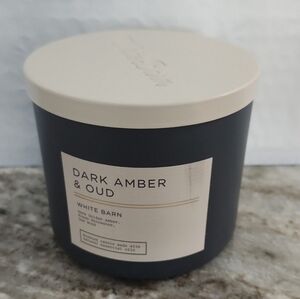 Bath and Body Works 3 Wick Dark Amber & Oud